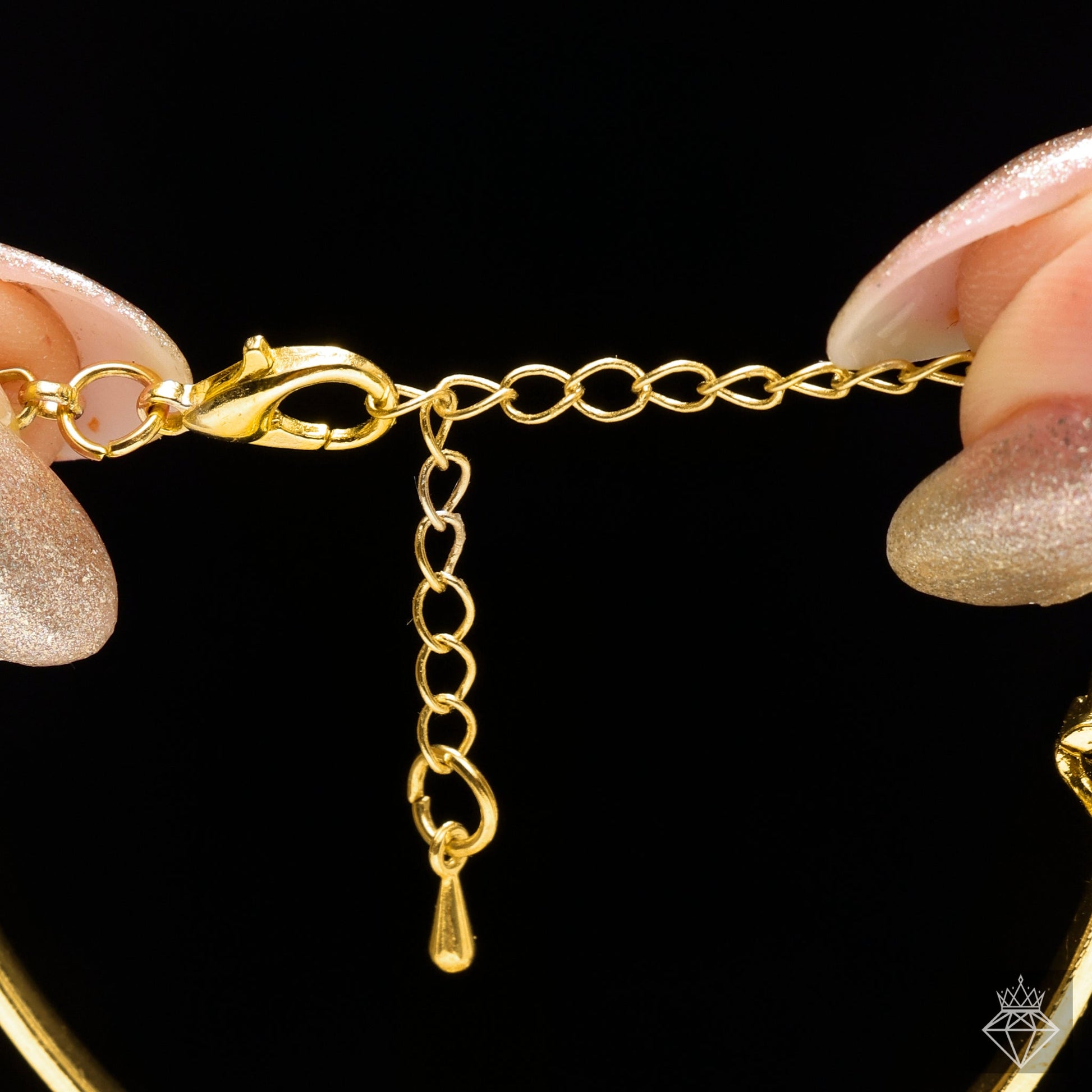 Anti-Tarnish Solitaire Bangle Bracelet (Adjustable Size)