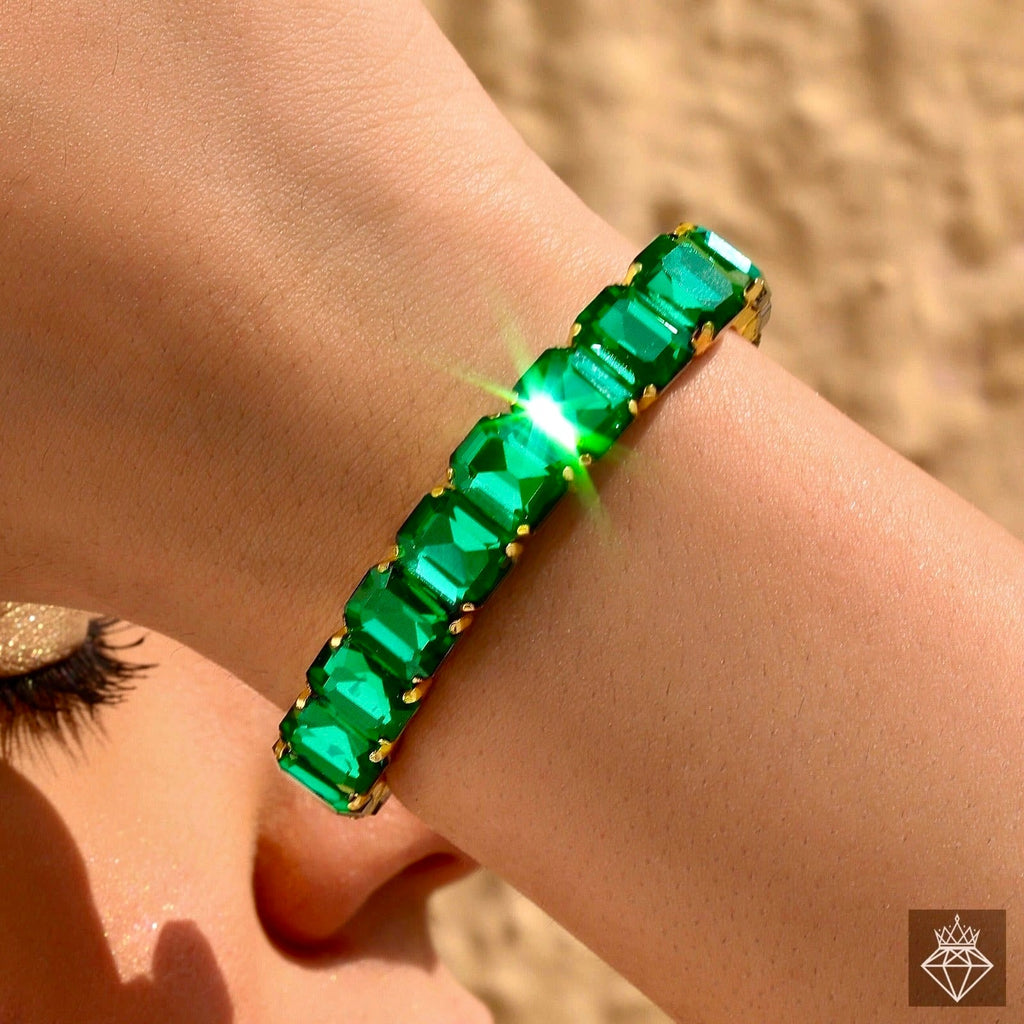 Anti-Tarnish Crystals Bracelet (Adjustable Size)