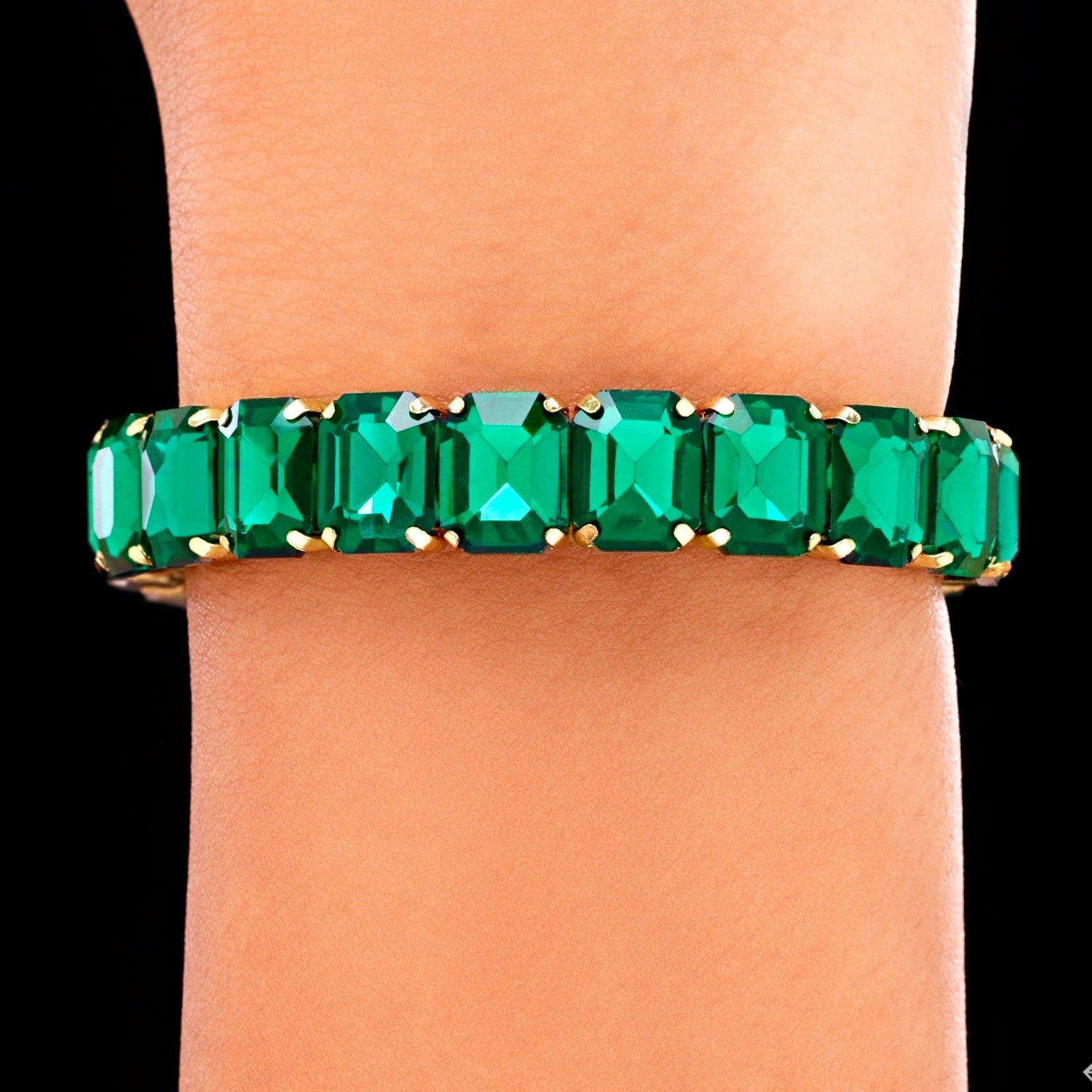 Anti-Tarnish Crystals Bracelet (Adjustable Size)