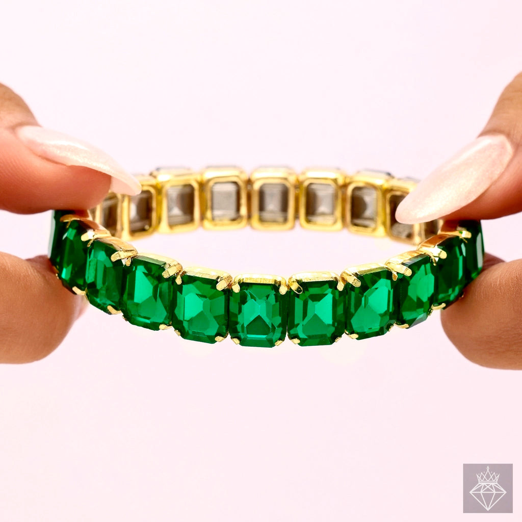 Anti-Tarnish Crystals Bracelet (Adjustable Size)